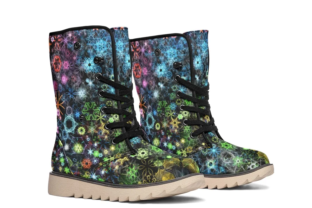 Trippy Constellation Moon Boots